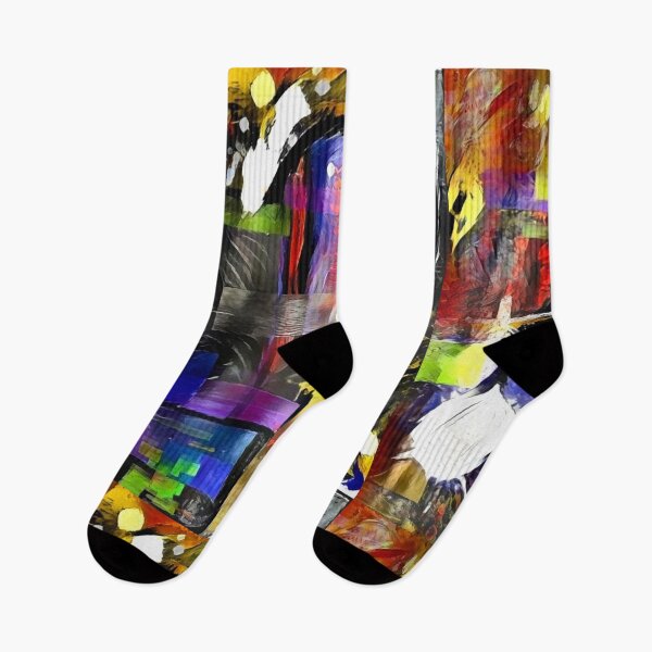 Item preview, Colorful abstract painting designed and sold by rolffimages.