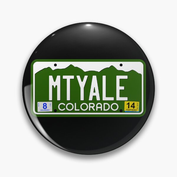 Item preview, Colorado License Plate Fourteener - MTYALE designed and sold by RonTo.