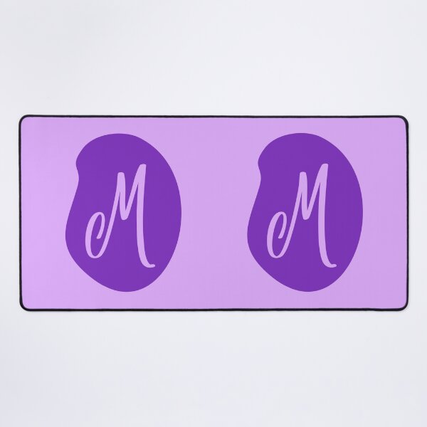 Item preview, M letter in a purple bubble designed and sold by Cloofur.