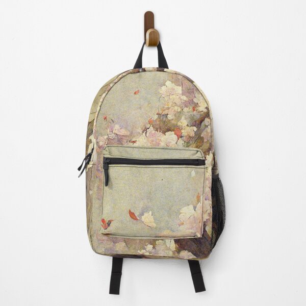 Item preview, Man Stands by Cherry Blossom designed and sold by AIArtWorkshop.
