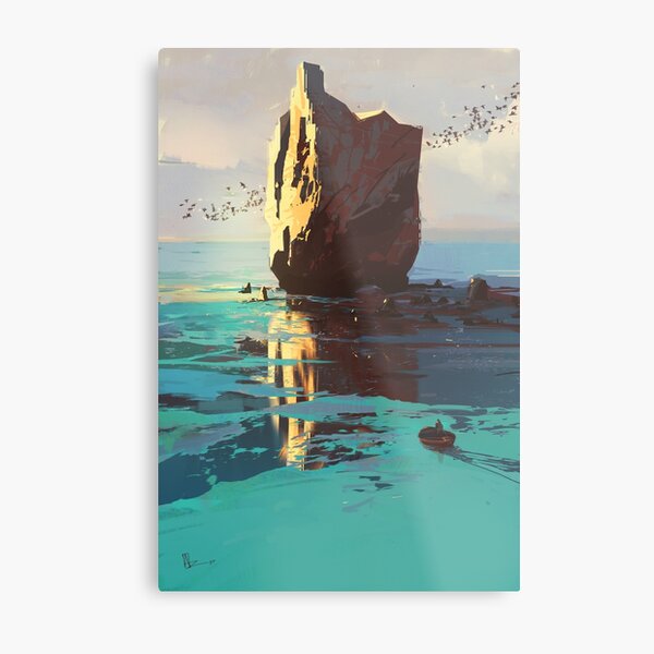 Lonely Rock Metal Print