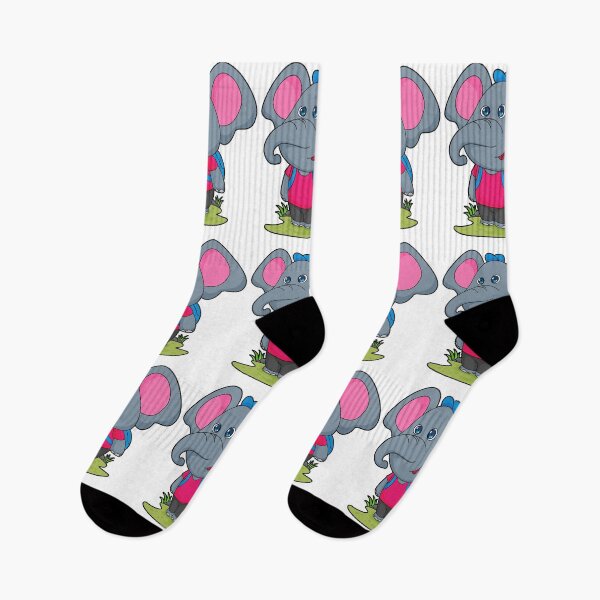 Item preview, Elephant as Hiker with Backpack designed and sold by Snabdesign84.