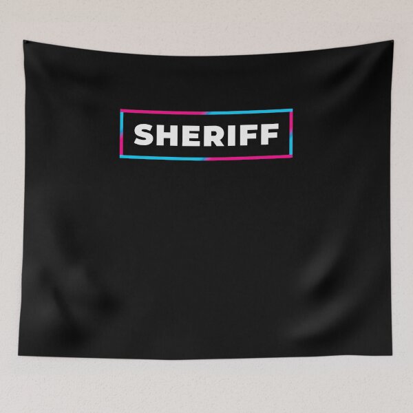 Item preview, Sheriff retro gradient frame designed and sold by SVPOD.
