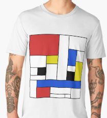 Mondrian Lines Men's Premium T-Shirt