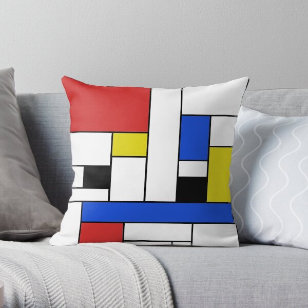 Lignes Mondrian Coussin