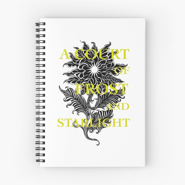 Item preview, ACOTAR Book 4 Cover with title - A Court Of Frost and Starlight designed and sold by maiawright-art.