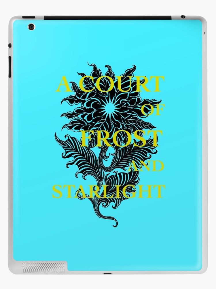 ACOTAR Book 4 Cover with title - A Court Of Frost and Starlight iPad Case  & Skin for Sale by maiawright-art