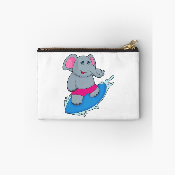 Item preview, Elephant as Surfer with Surfboard designed and sold by Snabdesign84.
