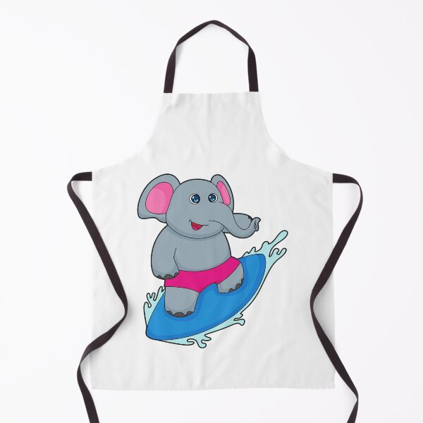 Item preview, Elephant as Surfer with Surfboard designed and sold by Snabdesign84.