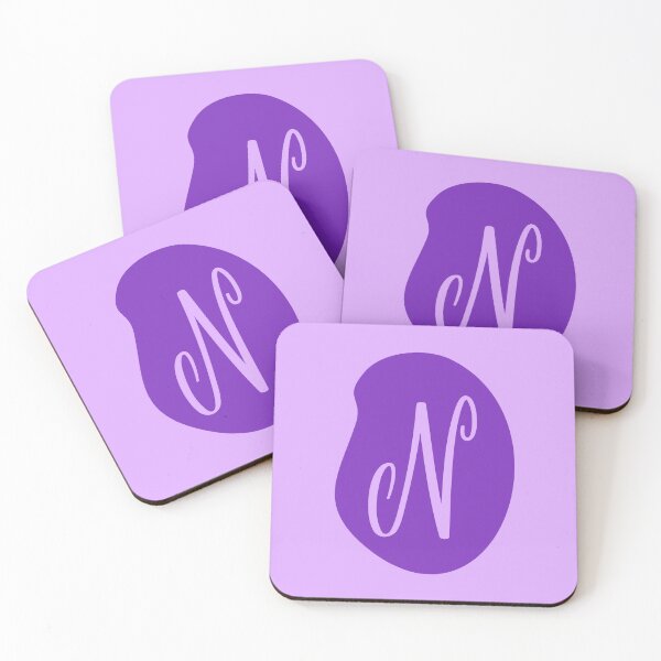 Item preview, N letter in a purple bubble designed and sold by Cloofur.