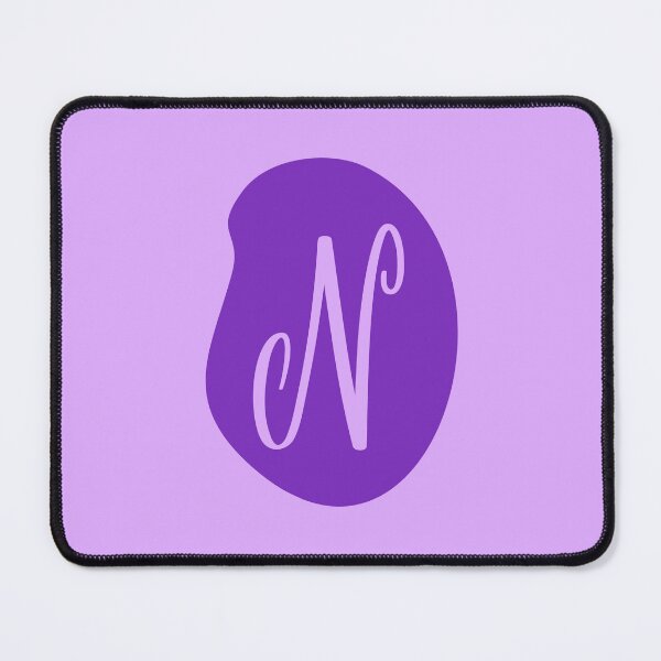 Item preview, N letter in a purple bubble designed and sold by Cloofur.