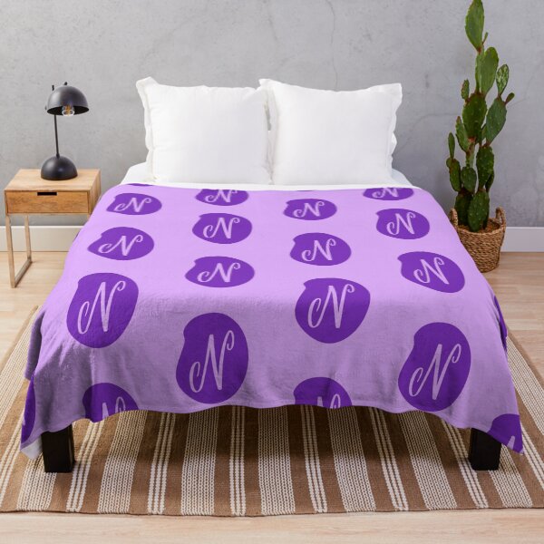 Item preview, N letter in a purple bubble designed and sold by Cloofur.