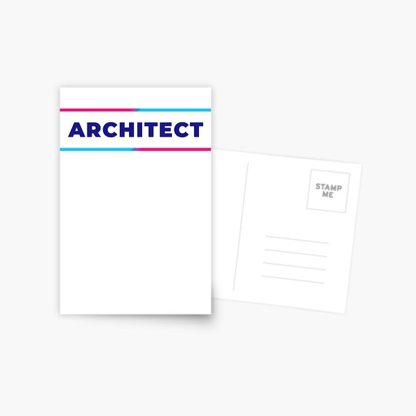 Item preview, Architect retro colorful frame designed and sold by SVPOD.