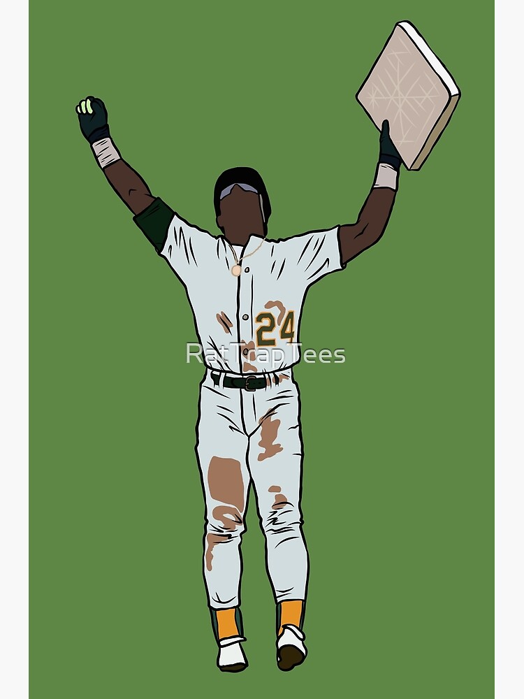 Rickey Henderson holding up a base [1500 × 2454] : r/cutouts