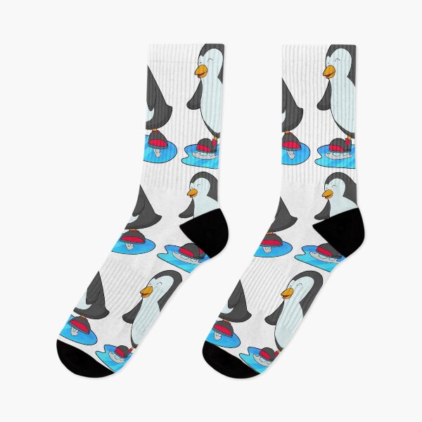 Item preview, Penguin Ice skating Ice skates designed and sold by Snabdesign84.