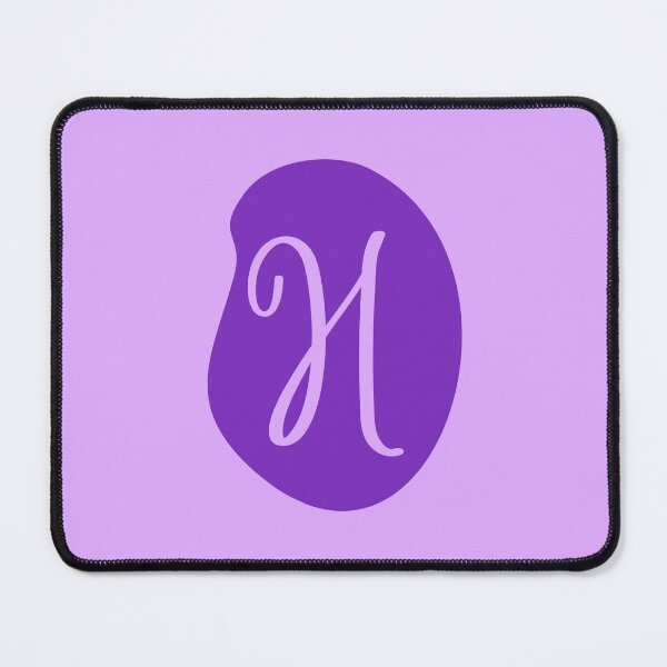 Item preview, H letter in a purple bubble designed and sold by Cloofur.