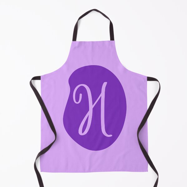 Item preview, H letter in a purple bubble designed and sold by Cloofur.