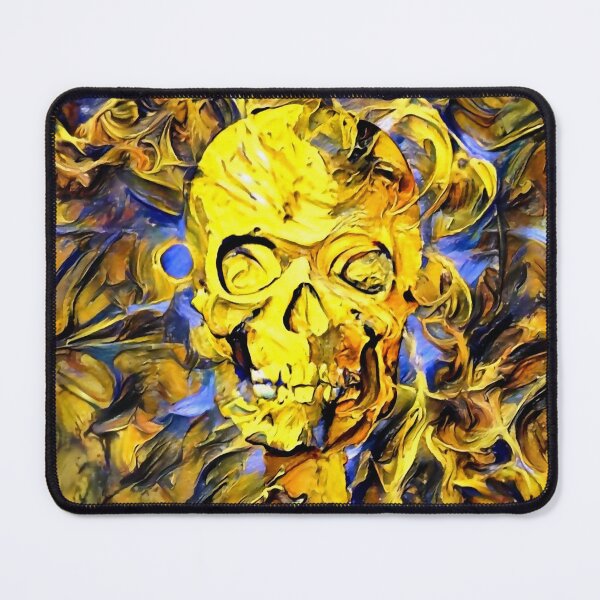 Item preview, Human skull painting designed and sold by rolffimages.