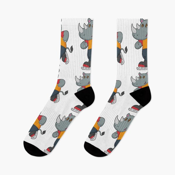 Item preview, Rhino at Ice skating with Ice skates designed and sold by Snabdesign84.