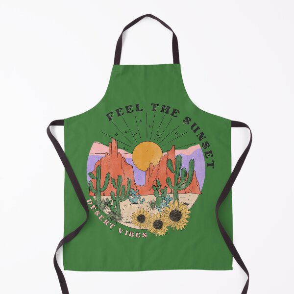Item preview, Feel the sunset desert vibes, desertscape sunflowers and cacti designed and sold by TheMugLadies.