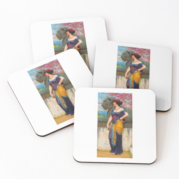 Item preview, John William Godward In The Grove Of The Temple Of Isis George woman,goddess designed and sold by TeeARTHY.