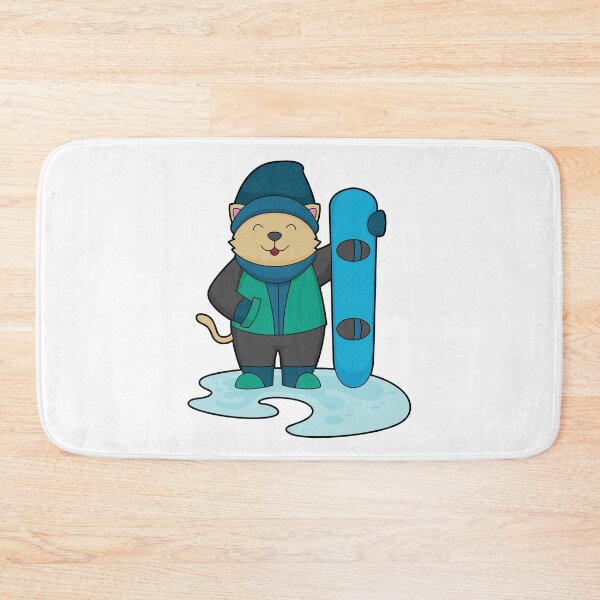 Item preview, Cat as Snowboarder with Snowboard designed and sold by Snabdesign84.