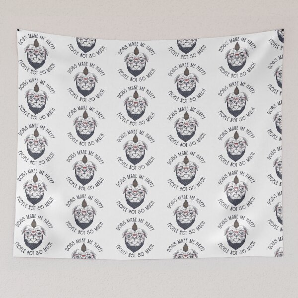 Item preview, Dogs Make Me Happy, People Not So Much designed and sold by Inferna-Love Creations.