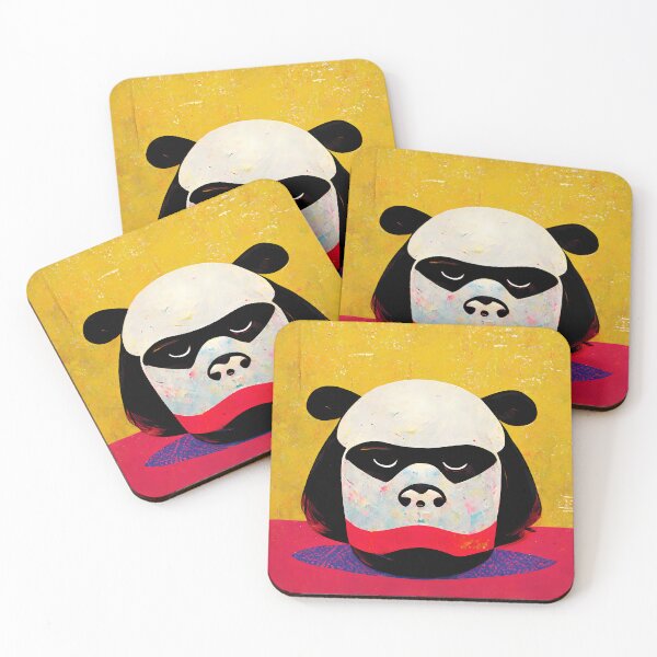 Item preview, Sumo Panda Pop Art 1 designed and sold by AiBroughtToLife.