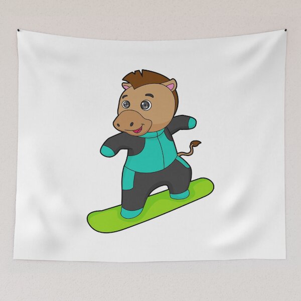 Item preview, Horse Snowboarder Snowboard designed and sold by Snabdesign84.