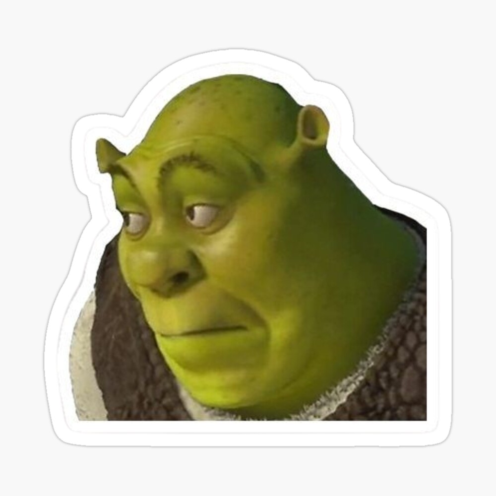 Shrek Wazowski Meme Stickers for Sale