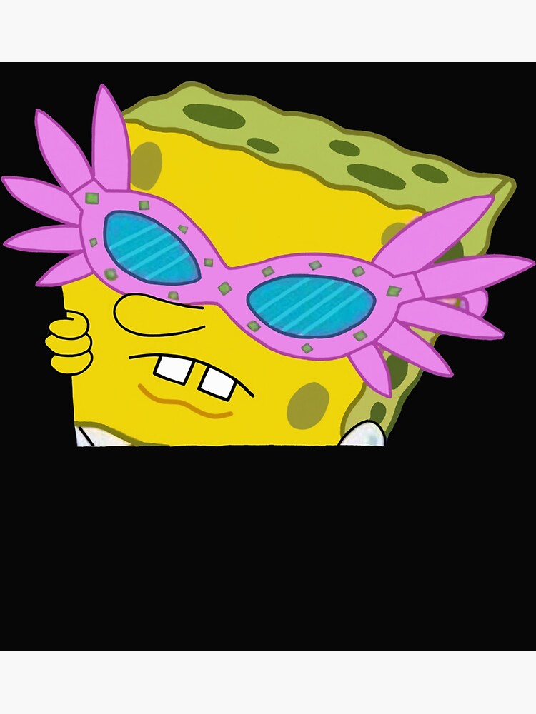 Póster «Bob Esponja con Lentes Rosas» de danyjame1123 Redbubble