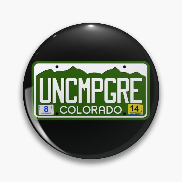 Item preview, Colorado License Plate Fourteener - UNCMPGRE designed and sold by RonTo.