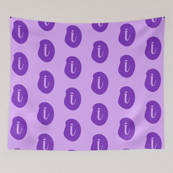 Item preview, I letter in a purple bubble designed and sold by Cloofur.
