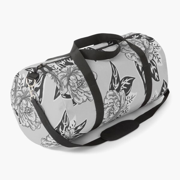 Item preview, Grey Cabbage Roses designed and sold by Amanda Laurel Atkins.