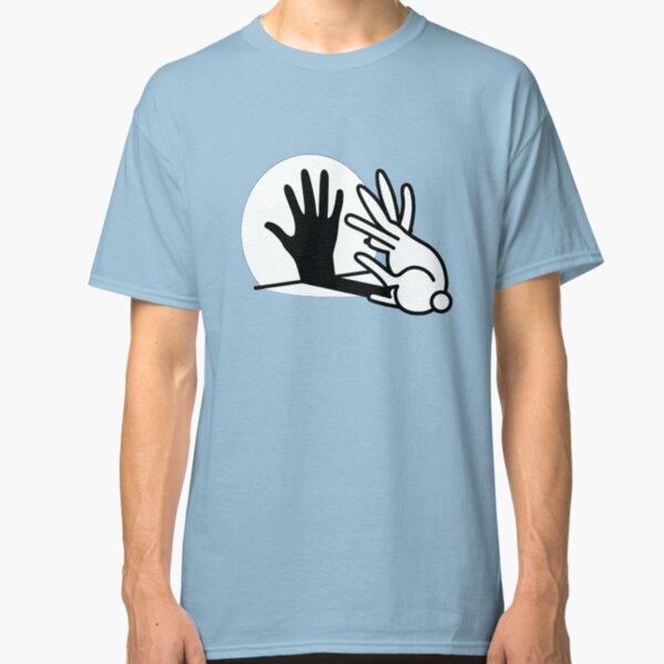 Rabbit Hand Shadow Puppet Classic T-Shirt