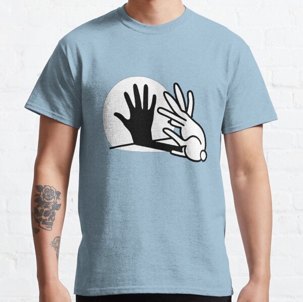 Rabbit Hand Shadow Puppet Classic T-Shirt