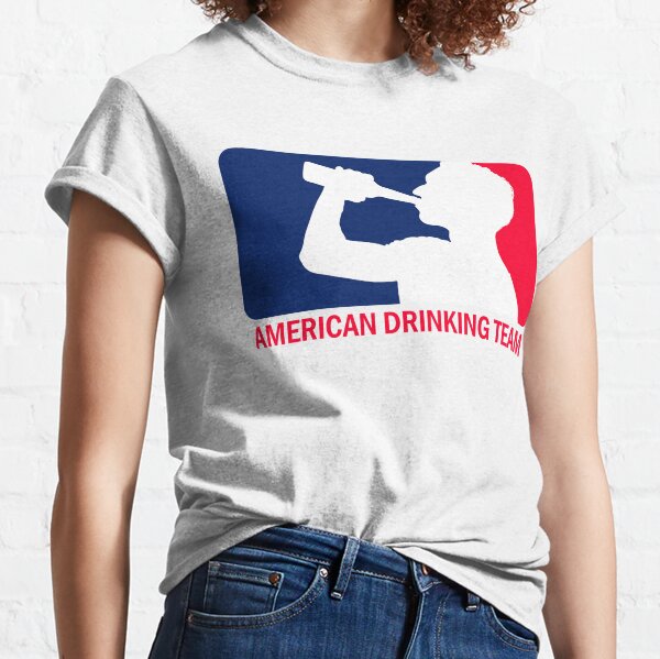 Vintage USA Drinking Team Baseball Jersey