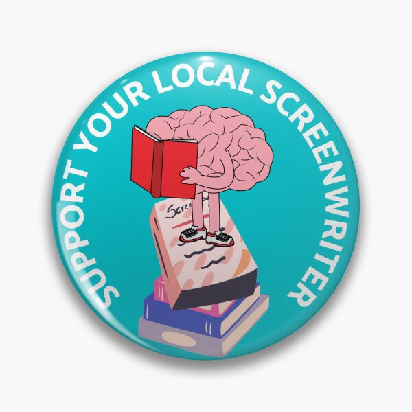 Item preview, Support Your Local Screenwriter Sticker designed and sold by Ssimo30.