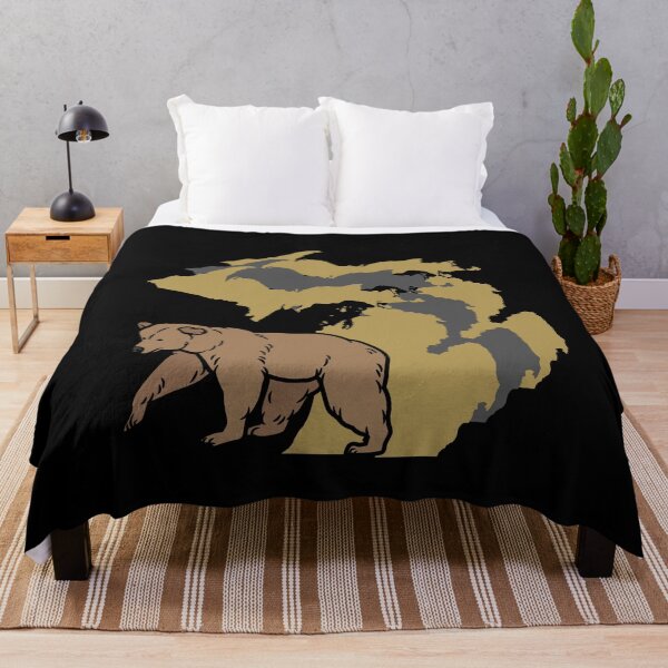 Item preview, Michigan Border, Golden Grizzlies designed and sold by LatterDaze.