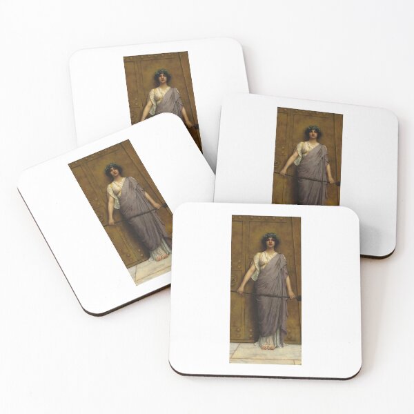 Item preview, John William Godward  At the Gate of the Temple  George woman,goddess designed and sold by TeeARTHY.
