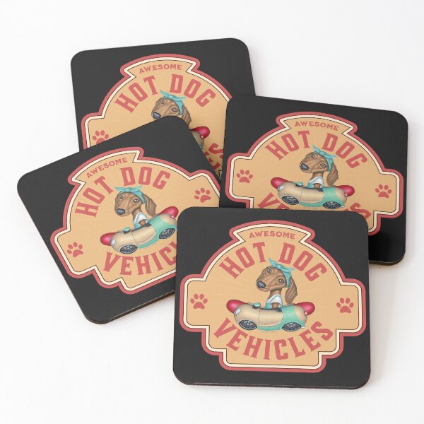 Item preview, Awesome Dachshund Hotdog Vehicles designed and sold by Danny Gordon.