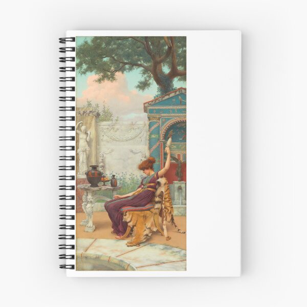 Item preview, John William Godward  Winding wool in a Pompeian garden, 1894 designed and sold by TeeARTHY.