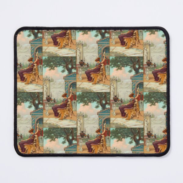 Item preview, John William Godward  Winding wool in a Pompeian garden, 1894 designed and sold by TeeARTHY.