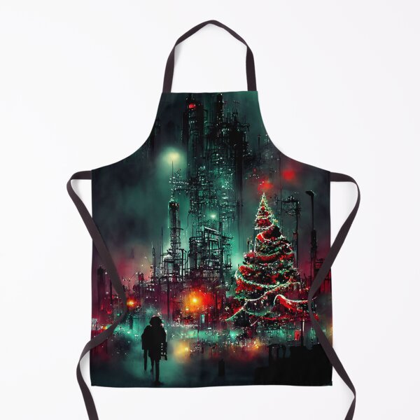 Item preview, Cyberpunk Dystopian Christmas Wonderland designed and sold by JinxedMonster.