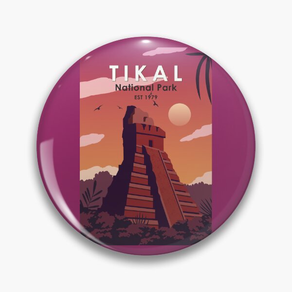 Item preview, Tikal National Park Guatemala Vintage designed and sold by KrisSidDesigns.
