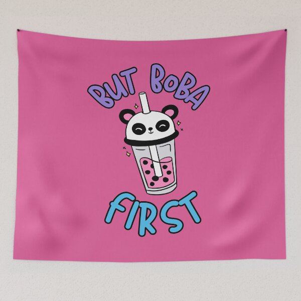 Item preview, But First Boba designed and sold by CreativeLevelUp.
