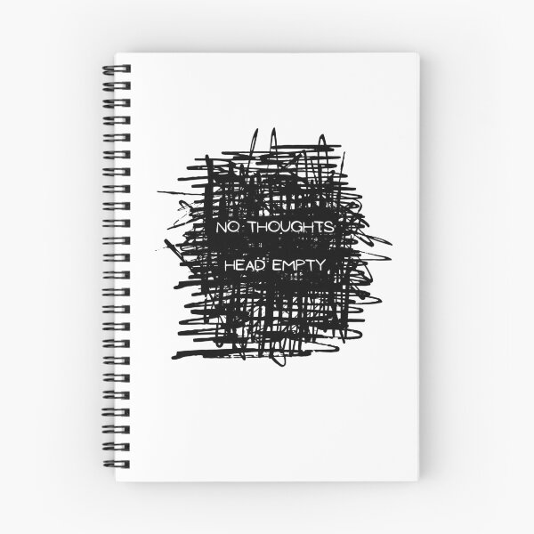 Item preview, No Thoughts, Head Empty Meme, Depression, Frustration designed and sold by SundaySoup.