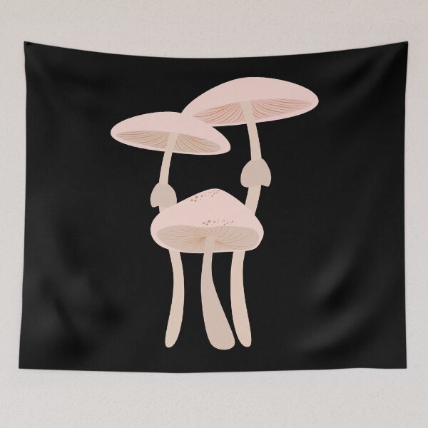 Item preview, Dreamy Pink Mushrooms designed and sold by hashnan21.