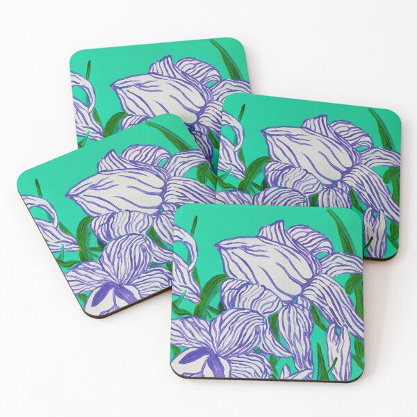 Item preview, Big Lilies Pattern designed and sold by Guld Støv.