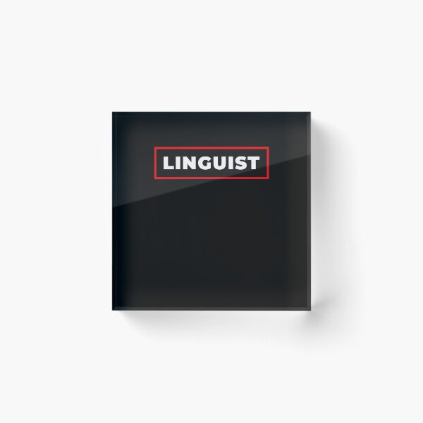 Item preview, Linguist red frame designed and sold by SVPOD.